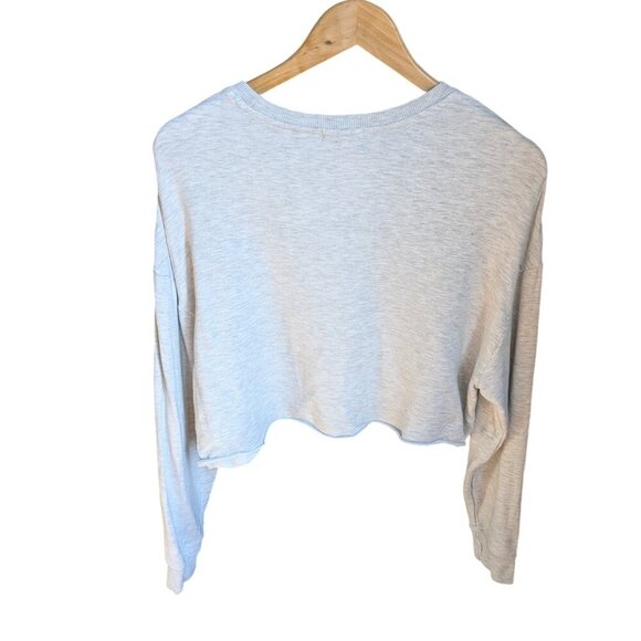 Garage Light Grey Soft Long Sleeve Top Women Size Medium - Picture 5 of 11